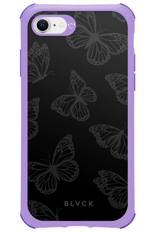 Black Butterflies - Apple iPhone 8