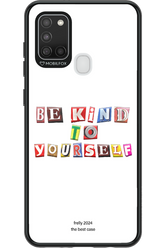 Be Kind To Yourself White - Samsung Galaxy A21 S