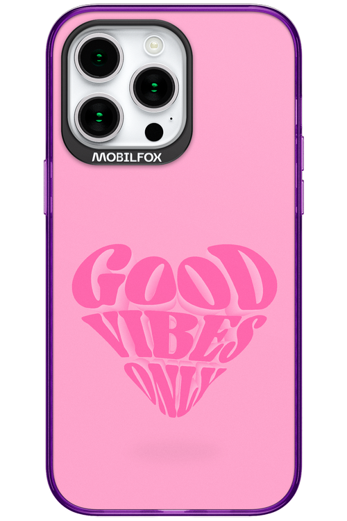 Good Vibes Heart - Apple iPhone 15 Pro Max