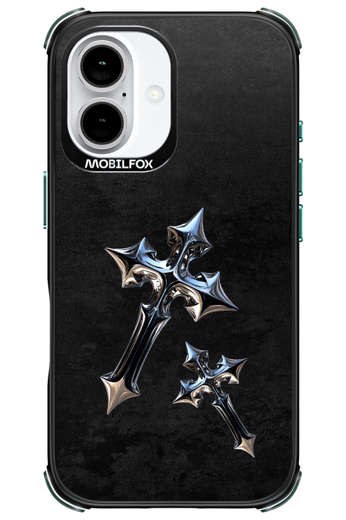 Chrome Crosses - Apple iPhone 16