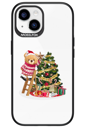 Christmas Bear (Transparent) - Apple iPhone 15