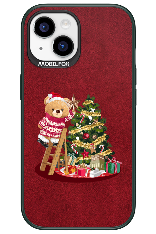 Christmas Bear (Burgundy) - Apple iPhone 15