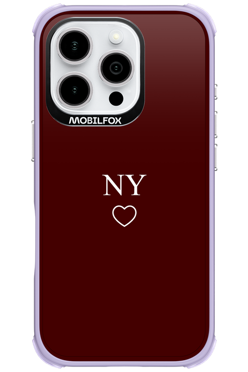 NY Burgundia 2.0 - Apple iPhone 16 Pro