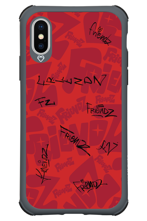 FRIENDZ Red - Apple iPhone XS