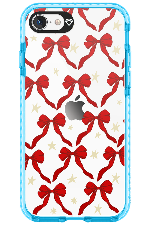 Bow & Stars (Transparent) - Apple iPhone SE 2022