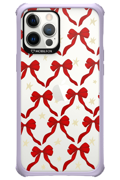 Bow & Stars (Transparent) - Apple iPhone 12 Pro Max