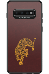 Burgundy Leopard - Samsung Galaxy S10+