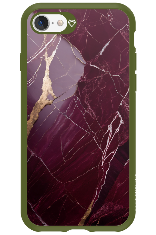 Burgundy Marble - Apple iPhone 7