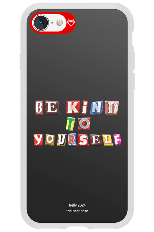 Be Kind To Yourself Black - Apple iPhone SE 2020