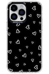 Monochrome Hearts 2.0 - Apple iPhone 14 Pro Max