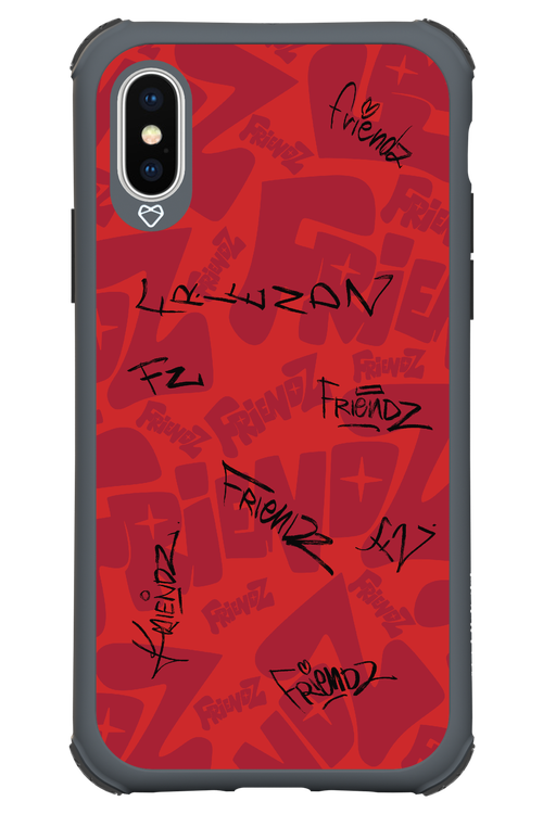 FRIENDZ Red - Apple iPhone XS