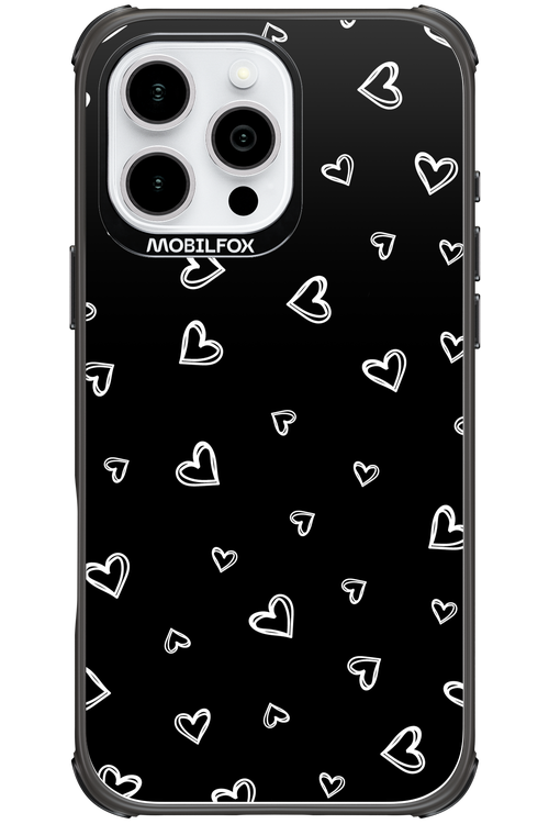 Monochrome Hearts 2.0 - Apple iPhone 16 Pro Max
