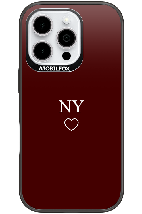 NY Burgundia 2.0 - Apple iPhone 16 Pro