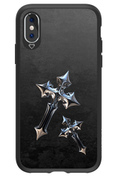 Chrome Crosses - Apple iPhone X