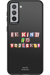 Be Kind To Yourself Black - Samsung Galaxy S21+