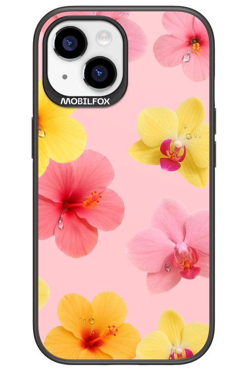 Sunset Flowers - Apple iPhone 15