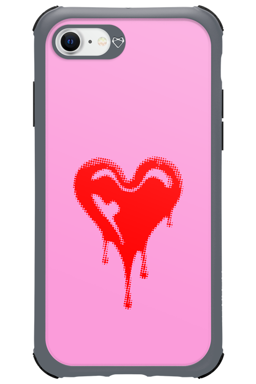 Heart Pink - Apple iPhone 8