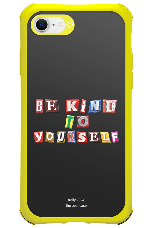 Be Kind To Yourself Black - Apple iPhone 8