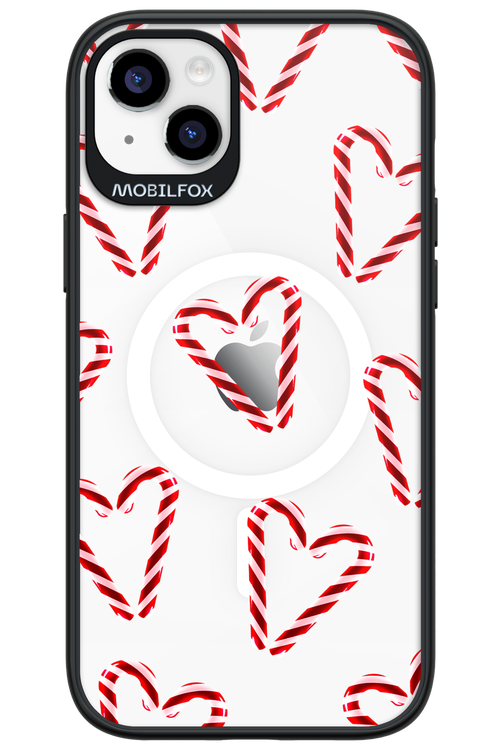 Candy Cane Hearts - Apple iPhone 14 Plus