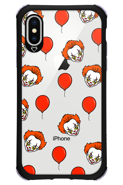 Mystery Clown (Transparent) - Apple iPhone XS