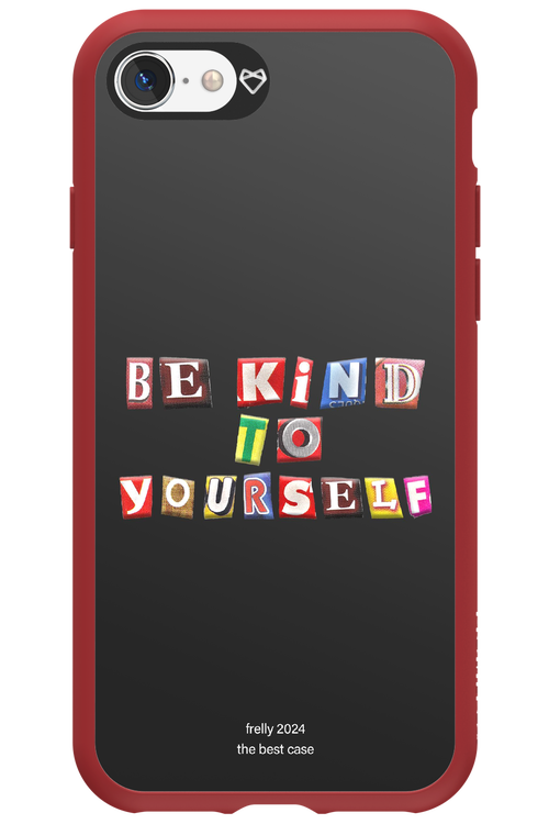 Be Kind To Yourself Black - Apple iPhone SE 2022