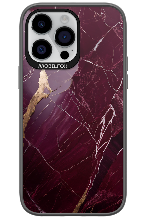 Burgundy Marble - Apple iPhone 14 Pro Max