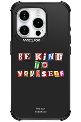 Be Kind To Yourself Black - Apple iPhone 15 Pro