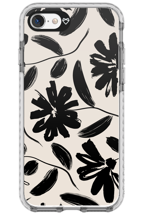 Monochrome Flowerss 2.0 - Apple iPhone SE 2022