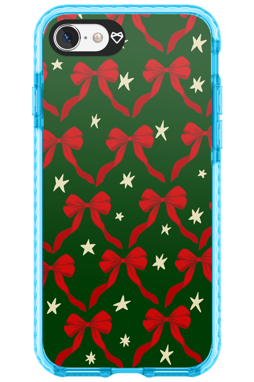 Bow & Stars (Green) - Apple iPhone 7