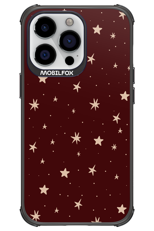 Burgundy Stars - Apple iPhone 13 Pro