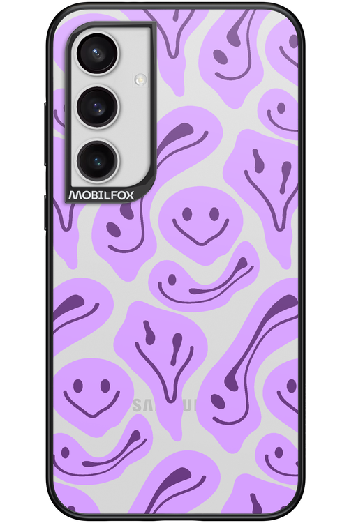 Fluid Smiley Purple - Samsung Galaxy S24+