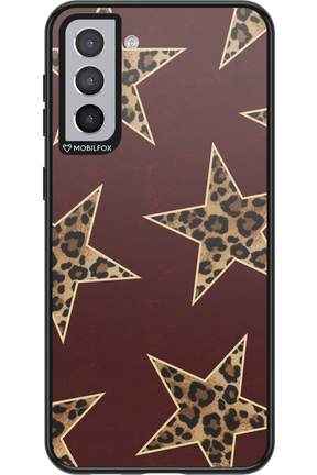 Wild Stars Burgundy - Samsung Galaxy S21+