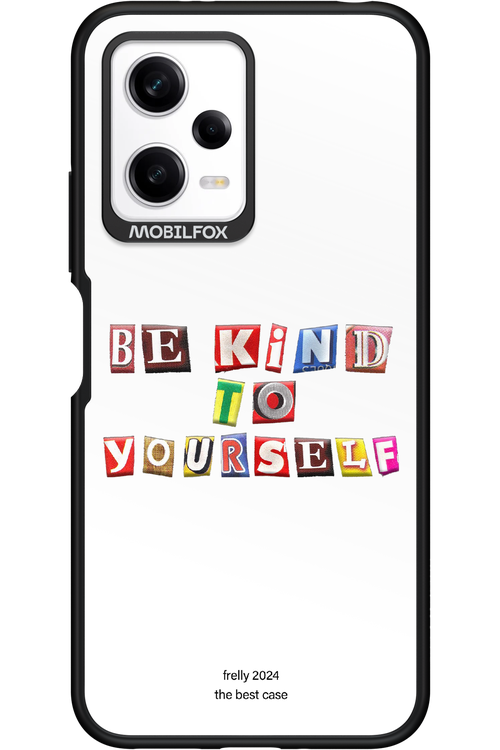 Be Kind To Yourself White - Xiaomi Redmi Note 12 5G
