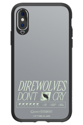 Direwolves Don’t Cry - Apple iPhone XS