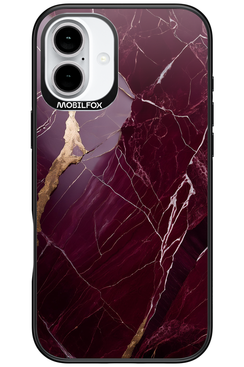 Burgundy Marble 2.0 - Apple iPhone 16 Plus