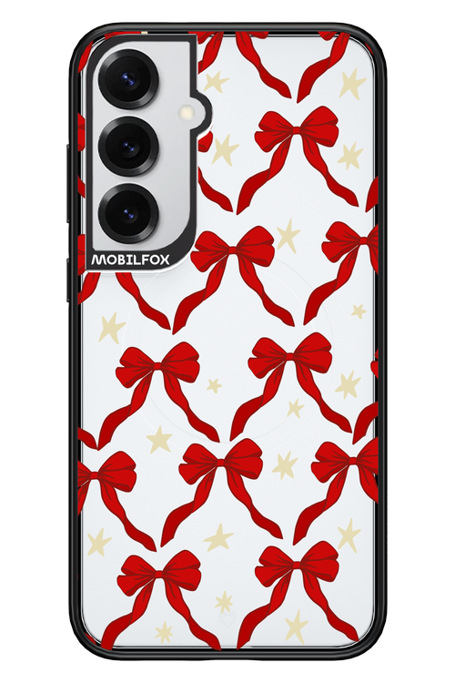 Bow & Stars (Transparent) - Samsung S25+
