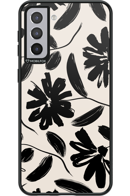 Monochrome Flowerss 2.0 - Samsung Galaxy S21+