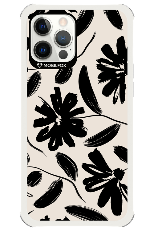 Monochrome Flowerss - Apple iPhone 12 Pro Max