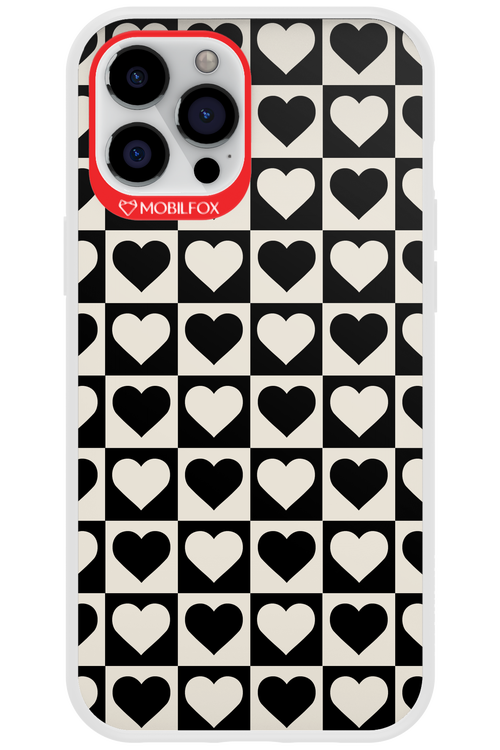 Checkered Heart - Apple iPhone 12 Pro Max