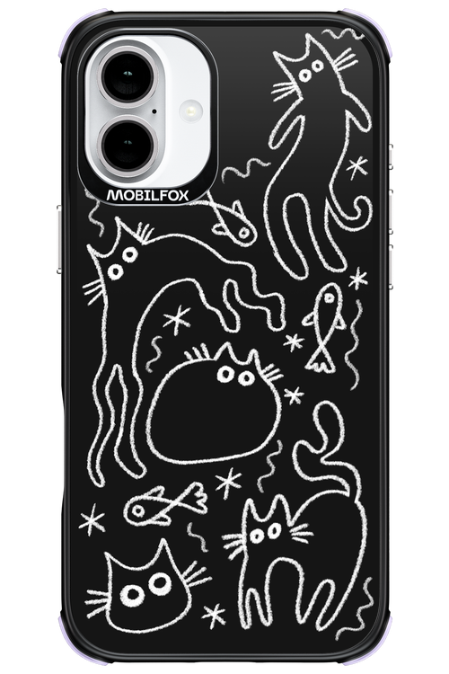 CHALK_CATS 2.0 - Apple iPhone 16 Plus