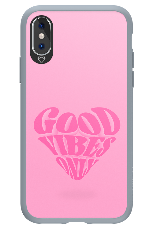 Good Vibes Heart - Apple iPhone X