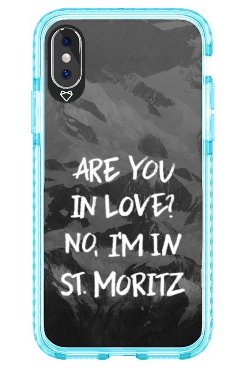 I'm in St. Moritz - Apple iPhone X