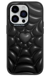 Black Spider Heart - Apple iPhone 14 Pro