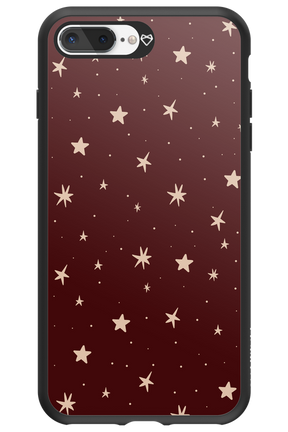 Burgundy Stars - Apple iPhone 8 Plus