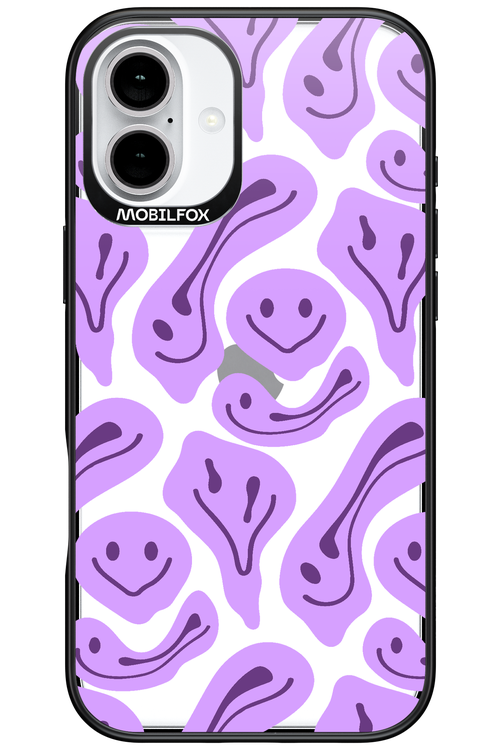 Fluid Smiley Purple - Apple iPhone 16 Plus