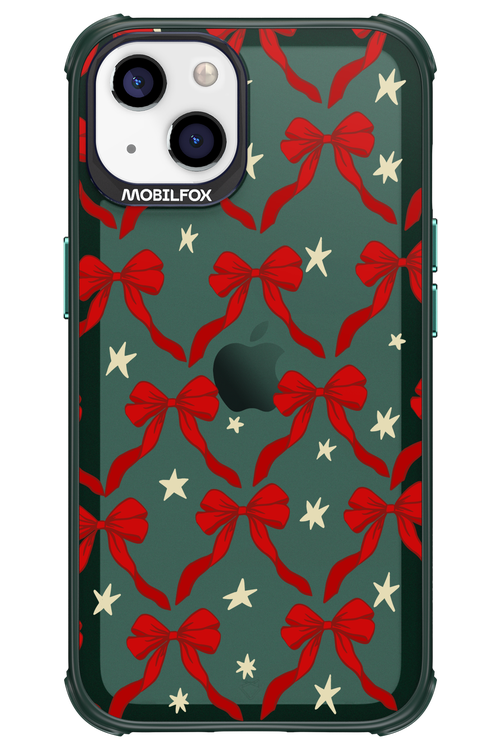 Bow & Stars (Transparent) - Apple iPhone 13