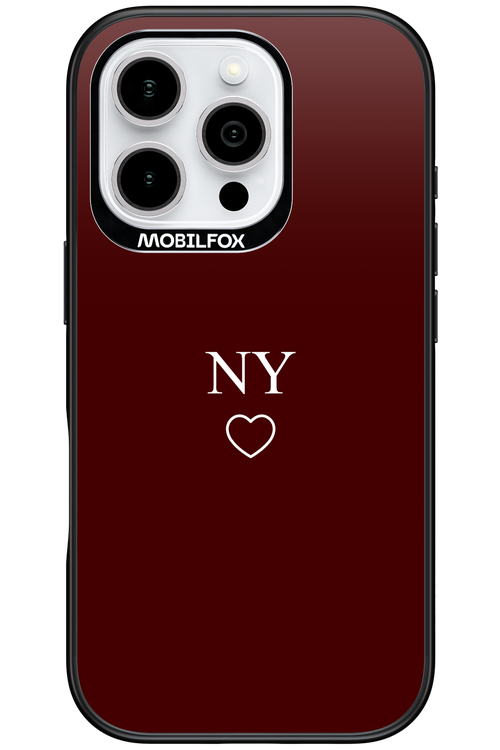 NY Burgundia 2.0 - Apple iPhone 16 Pro