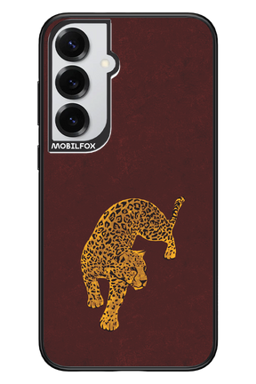 Burgundy Leopard - Samsung S25+