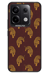 Burgundy Leopard Pattern - Xiaomi Redmi Note 13 Pro 5G