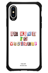 Be Kind To Yourself White - Apple iPhone XS